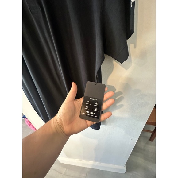 Fabletics Mens Black Short Sleeve Performance Golf Polo Shirt - Picture 2 of 7